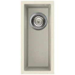 Reginox Quadra 50 1.0 Bowl Undermount Granite Kitchen Sink - Cream