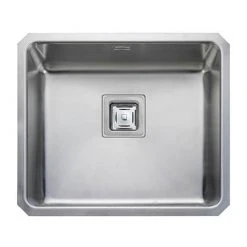 Rangemaster Atlantic Quad QUB48 Stainless Steel Undermount Kitchen Sink 530 x 450mm
