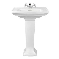 Imperial Radcliffe 600mm Medium Basin + Full Pedestal
