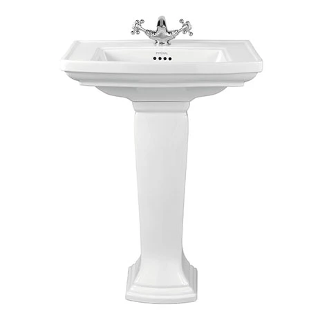 Imperial Radcliffe 600mm Medium Basin + Full Pedestal 1 Imperial Radcliffe 600mm Medium Basin + Full Pedestal