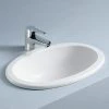RAK - Lily 460mm Over Counter Inset Vanity Bowl - No TH - LILYOCVB