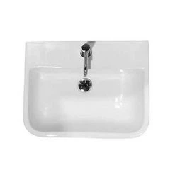 RAK Series 600 52cm Basin With Full Pedestal -Victorian Plumbing Store RAK Series 600 52cm Basin w Pedestal detail1 460