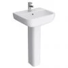 RAK Series 600 52cm Basin With Full Pedestal