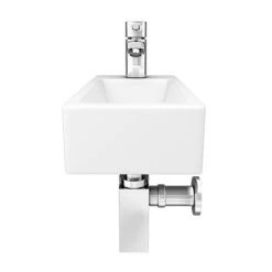 Rondo Wall Hung Small Cloakroom Basin Package 11 Rondo Wall Hung Small Cloakroom Basin Package -Victorian Plumbing Store RON PK d4 460