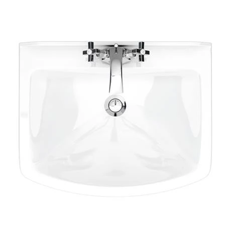 Rydal Traditional Basin + Pedestal (1 Tap Hole) 5 Rydal Traditional Basin + Pedestal (1 Tap Hole) - Image 5
