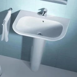 Roca Nexo Wall-hung 1TH Basin -Victorian Plumbing Store Roca Nexo Full Pedestal 337641000 d2 460