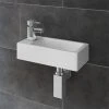Rondo Wall Hung Small Cloakroom Basin Package