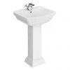 Rydal Traditional Basin + Pedestal (1 Tap Hole)