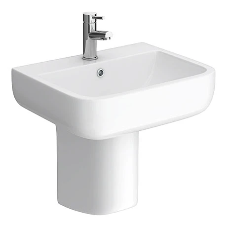 RAK Series 600 52cm Basin + Half Pedestal 1 RAK Series 600 52cm Basin + Half Pedestal