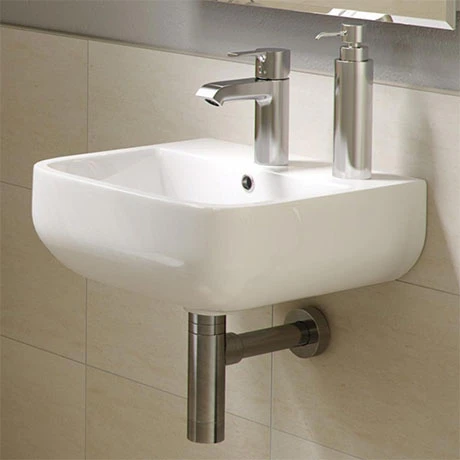 RAK Series 600 Cloakroom Hand Basin Sink 40cm 1TH - S60040BAS1 1 RAK Series 600 Cloakroom Hand Basin Sink 40cm 1TH - S60040BAS1