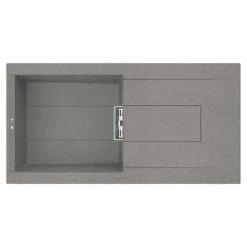 Reginox Smart 480 1.0 Bowl Granite Kitchen Sink - Titanium