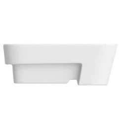 Salou Semi Recessed Basin 0TH - 480 x 375mm -Victorian Plumbing Store Salou Semi Recessed Basin n d2 460