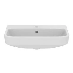 Ideal Standard i.Life S 600mm Compact 1TH Washbasin - T458301 -Victorian Plumbing Store T458301 D2 460