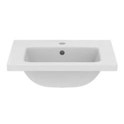 Ideal Standard i.Life S 500mm Compact 1TH Washbasin - T459101 -Victorian Plumbing Store T459101 D2 460