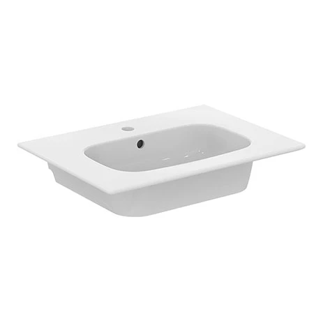 Ideal Standard i.Life A 640mm 1TH Wall Hung/Vanity Washbasin - T461901 1 Ideal Standard i.Life A 640mm 1TH Wall Hung/Vanity Washbasin - T461901