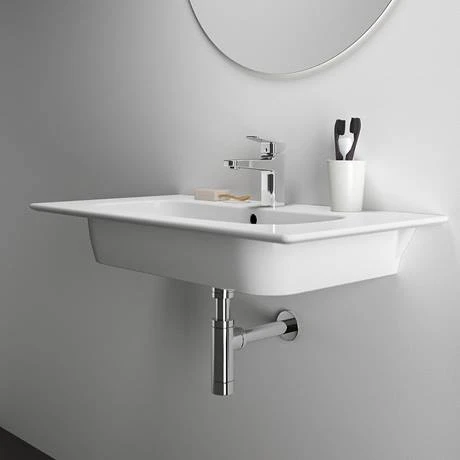 Ideal Standard i.Life A 840mm 1TH Wall Hung/Vanity Washbasin - T462001 5 Ideal Standard i.Life A 840mm 1TH Wall Hung/Vanity Washbasin - T462001 - Image 5