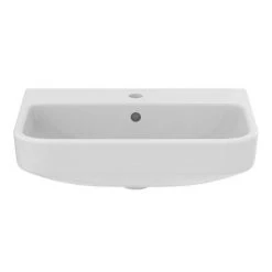 Ideal Standard i.Life S 550mm Compact 1TH Washbasin - T517801 -Victorian Plumbing Store T517801 D2 460