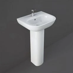 RAK Tonique 45cm Basin 1TH with Full Pedestal