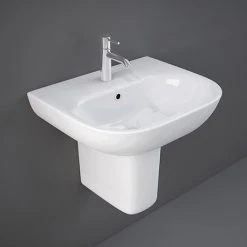 RAK Tonique 55cm 1TH Basin + Half Pedestal