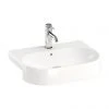 Britton Bathrooms Trim 500mm 1TH Semi-Recessed Basin
