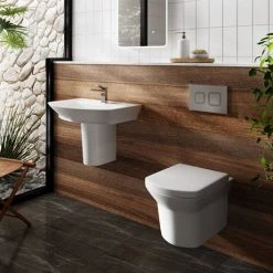 Hudson Reed Maya Basin 1TH + Semi Pedestal (3 Size Options) 7 Hudson Reed Maya Basin 1TH + Semi Pedestal (3 Size Options) -Victorian Plumbing Store UABSP d3 460