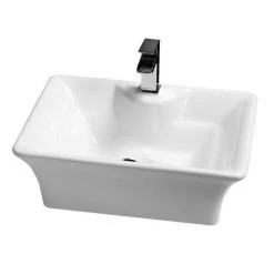 Riviera Counter Top Basin 1TH - 490 x 390mm 5 Riviera Counter Top Basin 1TH - 490 x 390mm -Victorian Plumbing Store VES032 nd1 460