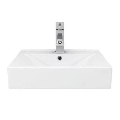 Kyoto Rectangular Basin 1TH - 450 x 310mm -Victorian Plumbing Store VES101 dt1 460