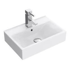 Kyoto Rectangular Basin 1TH - 450 x 310mm -Victorian Plumbing Store VES101 dt2 460