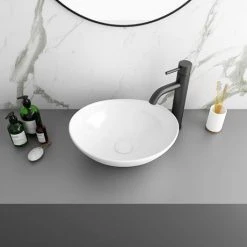 Casca Oval Counter Top Basin 0TH - 410 x 330mm 8 Casca Oval Counter Top Basin 0TH - 410 x 330mm -Victorian Plumbing Store VES978 d3 460