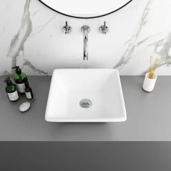 Lazio Square Counter Top Basin - 0TH - 410 x 410mm