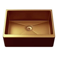 Venice Brushed Copper Belfast Stainless Steel Kitchen Sink + Waste 7 Venice Brushed Copper Belfast Stainless Steel Kitchen Sink + Waste -Victorian Plumbing Store VSNK025 D3 460