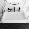 Arezzo 700mm Wall Mounted / Countertop Stone Resin Basin with Hidden Waste Cover