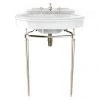 Heritage Abingdon Claverton Basin & Washstand - Vintage Gold