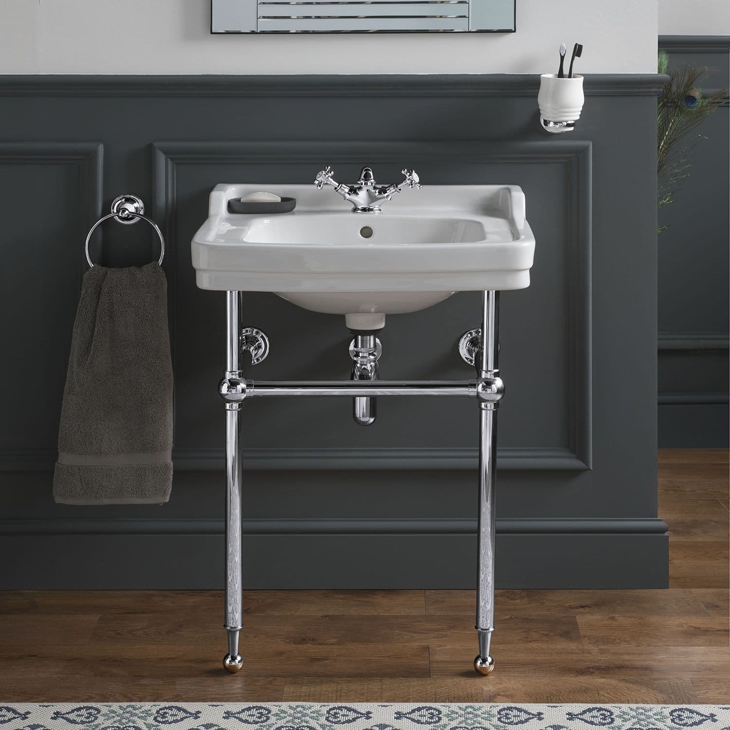 Victorian Plumbing Store 34 Victorian Plumbing Store -Victorian Plumbing Store classic wash basin with stand include classic tap waste bottle trap no select metal finish1 1182 p
